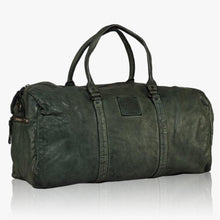 Ladda upp bild till gallerivisning, Kompanero Nordic Weekend bag full grain leather mossgreen